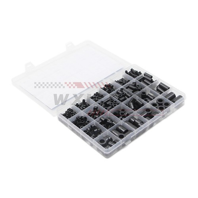 #ad 500 Pieces Spacer Kit M3 M8 Plastic Spacers Black Round Washer Combination Set $16.14