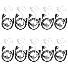 10 Pack Walkie Talkie Earpiece with Mic for BaoFeng Radio Retevis Headset for...