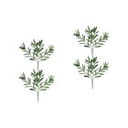  Set of 2 Künstliche Olivenzweige Dekopflanzen Dekorative Tischdekoration