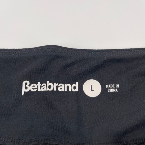 NEU Betabrand schwarze Bootcut Hose mit weitem Bein Damen Größe L - Bild 4 von 7