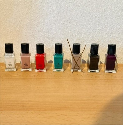 6 Vintage YSL Nail Lacquer   discontinued shades Nagellacke Yves Saint Laurent