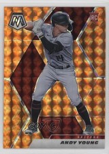 2021 Panini Mosaic Rookie Reactive Orange Mosaic Prizm Andy Young #210 00d2