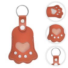 2 Pcs Pet Hair Keychain Dog Cat Hair Collecting Container Commemorative Charm