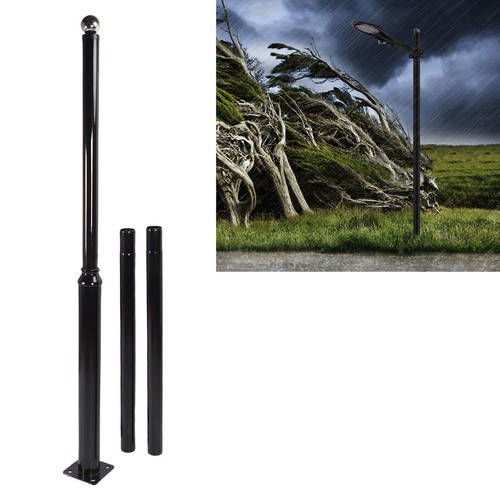Street Light Pole 16ft Q235 Steel Side Mounted Street Light Post For Court Spare - Photo 12/12