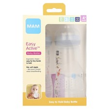 Easy Active, Baby Bottle, 4 Months, 2 Count
