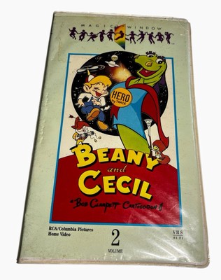 Beany And Cecil VHS Tape Magic Window Vol 2 Cartoon Clamshell Bob Clampett Rare