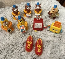 Vintage Not So Grand Band Lot Of 6 + Toaster, TV & Shoes Wind Up Toy NON WORKING