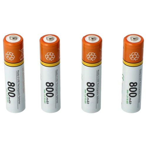 4x AAA Micro Battery for AVM Fritz!Dect 200 Mini 800mAh - Picture 2 of 9