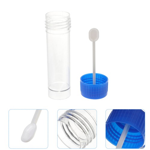  10 PCS Practical Plastic Specimen Cup Stool Container 25-30ml without Label