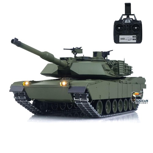 TOUCAN 1/16 Full Metal RC Tank Abrams M1A2 3918 RTR IR Firing Flash 360 Turret - Picture 4 of 12