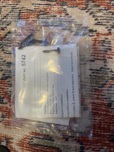 Husky Liner Rear Mud Guard Set ,57421, 97-02 Ford F-150 w/out fender flares NOS - Picture 12 of 12
