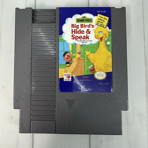 Nintendo NES Sesame Street Big Birds Hide & Speak Video Game 1985 - Picture 2 of 4