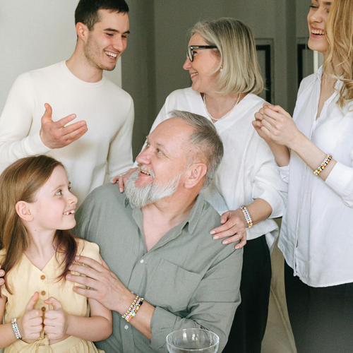 Ton Perlen Armbänder DIY Bastelset - Geburtstag Perlen Schmuckherstellung Set - I Love - Bild 6 von 9