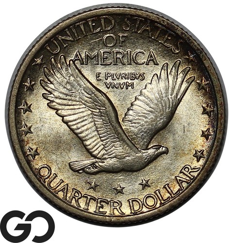1924 Standing Liberty Quarter, Tough This Nice, Choice BU++ - Picture 2 of 3