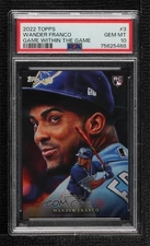 2022 On Demand Game Within The Paul Jennis Wander Franco PSA 10 GEM MT Rookie RC
