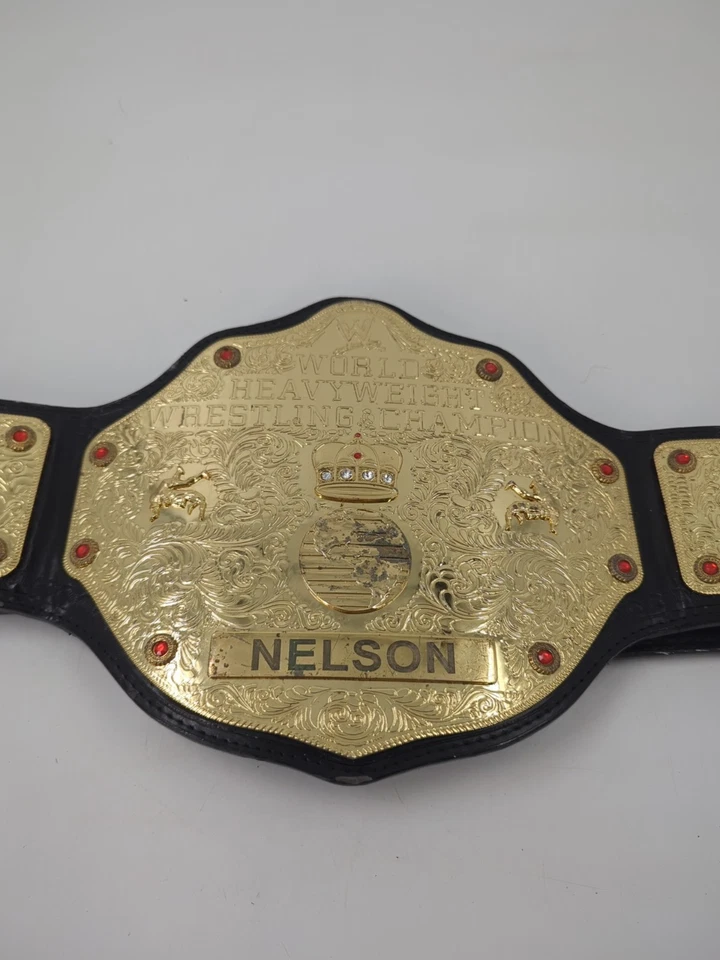 WWE World Heavyweight Championship Retro Replica Title Belt 2007 - Image 2 of 4