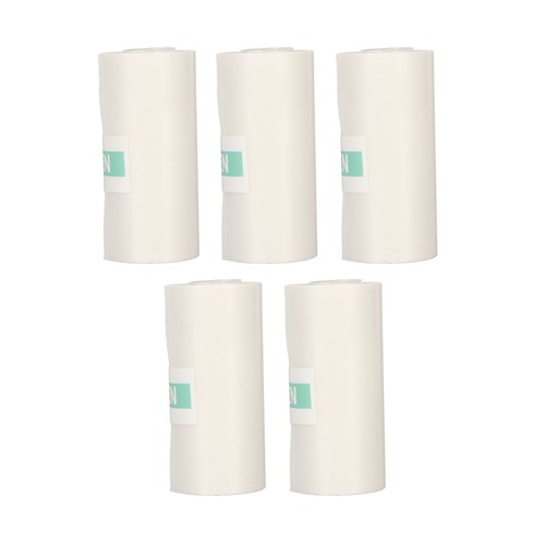 5 Rolls Adhesive Thermal Paper 2.2 X 1.0in Printing Transparent For Document - Picture 8 of 12