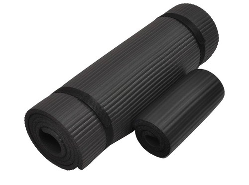 1/2-Inch Extra Thick High Density Anti-Tear Exercise Yoga Mat and Knee Pad(1543) - Picture 2 of 6