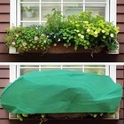 Green Plant Frost Cover Rectangular Non Woven Fabric Winter Protection