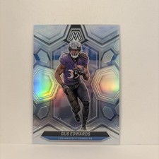 2024 Panini Mosaic - Gus Edwards #121 Silver Prizm