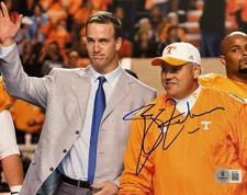 Phillip Fulmer Signed Autographed Tennessee Volunteers 8x10 Photo BAS Beckett