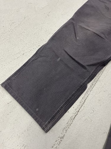 Vintage Carhartt Dungaree Fit Pants 38 28 Y2K Blue B11 PTB Workwear Baggy Grunge - Picture 2 of 9