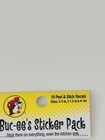 bucees sticker pack 10 peel and stick decals various sizes stick on everything — photo 4