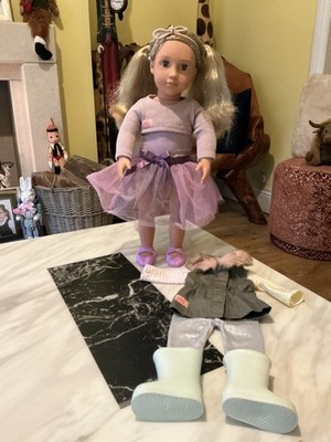 Our Generation Puppe Savannah Original Outfit & Extras ''sehr guter Zustand''