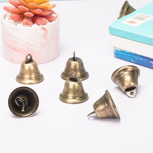 25pcs Small Bells for Crafts Small Bells Vintage Style Bell Jingle - Foto 10 di 10