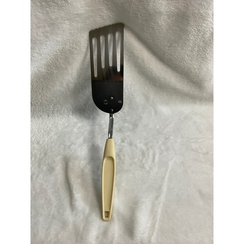 Vintage Foley Spatel Wender mit Schlitzen Küchenutensilien verchromt USA Kochen