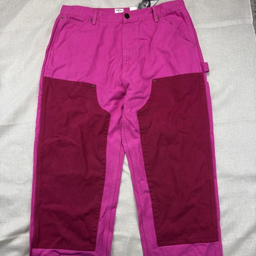 And Now This Mens Denim Relaxed Fit Cargo Jeans Size 36W - Picture 3 of 17