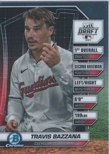 Travis Bazzana, Guardians, 2024 Bowman Chrome Draft Draft Night, #BDN1