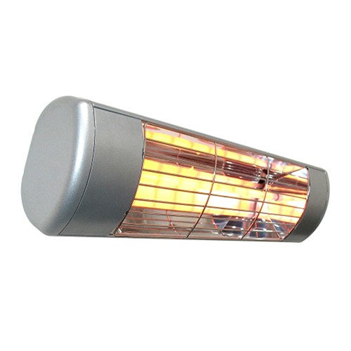 SUNHEAT WL15-B 1500W Commercial Outdoor Wall Mount Heater - Silver - Bild 2 von 6