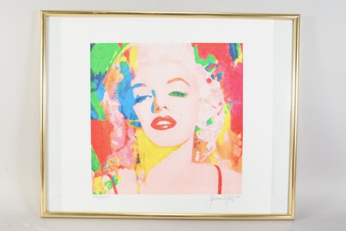 N55H37- James Gill (*1934) Farbserigraphie 190/350 Mini Marilyn sign.&dat. '16