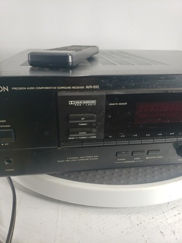 Denon AVR-610 - 5 Channel Dolby Surround 75W Receiver + Bundle - Picture 10 of 24