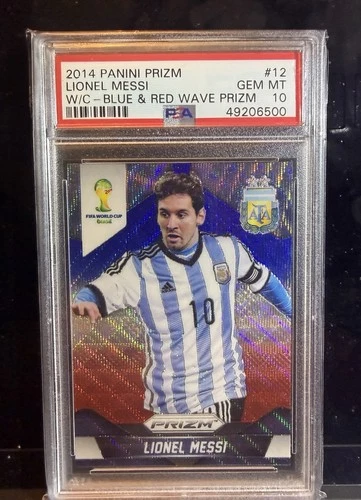 Lionel Messi 2014 Panini Prizm Lionel Messi Blue