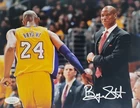 Kobe Bryant Lakers 8x10 Basketball Photo JSA Autographed Byron Scott Signed COA!