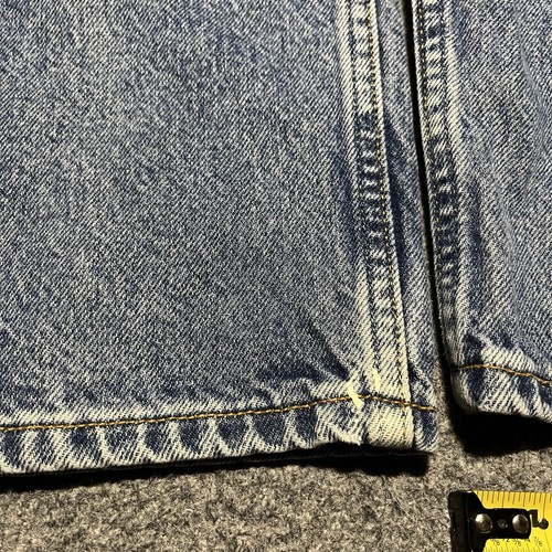 Vintage Levis 569 Jeans Men 28x28 Blue Loose Straight Student Medium Wash Y2K - Picture 4 of 15
