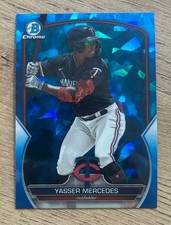 2023 Bowman Chrome Draft Sapphire Yasser Mercedes #BDC-139 Minnesota Twins