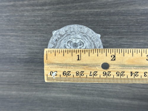 Mini jarrón vintage con soporte para palillo de dientes para pájaros con patas de cristal Hofbauer Alemania 3" - Imagen 7 de 11