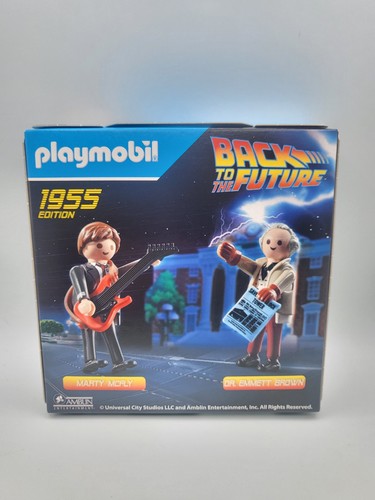 Neu Playmobil Zurück in die Zukunft 1955 Edition Figurenset Marty Mcfly & Doc Brown - Bild 2 von 2