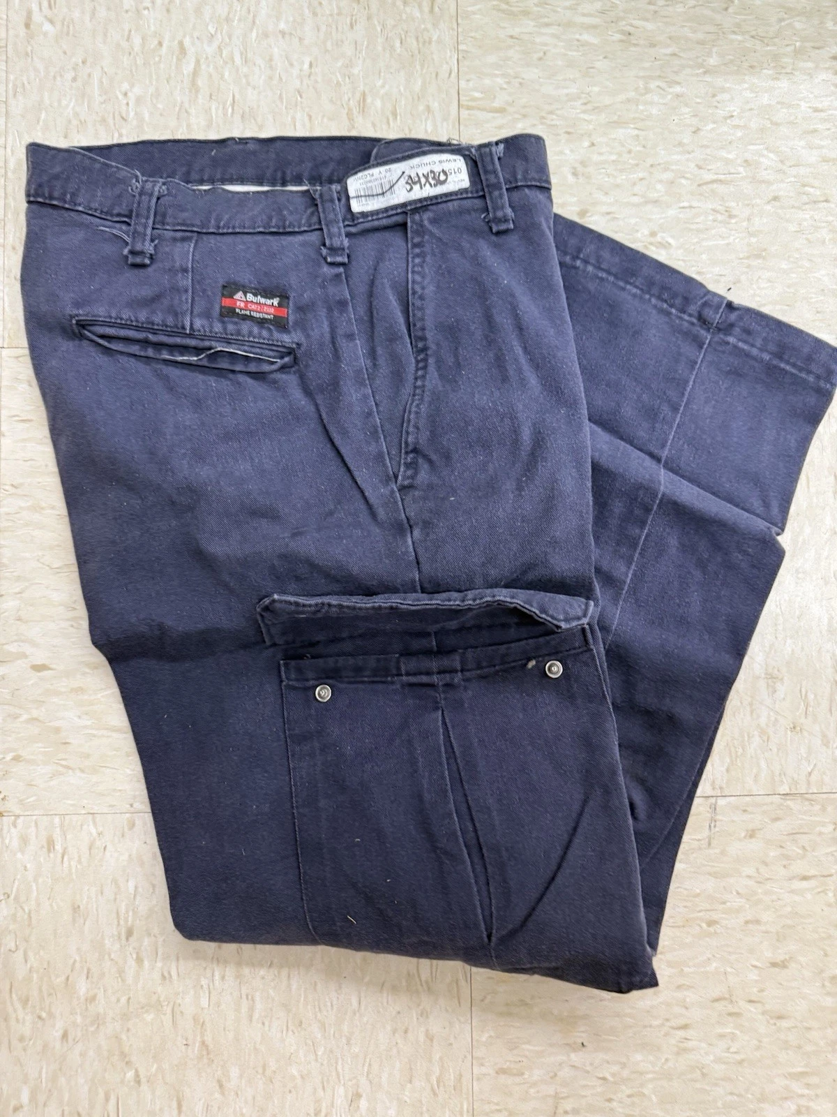Bulwark FR Westex Ultrasoft Cargo Cat2 Navy-Used Pants