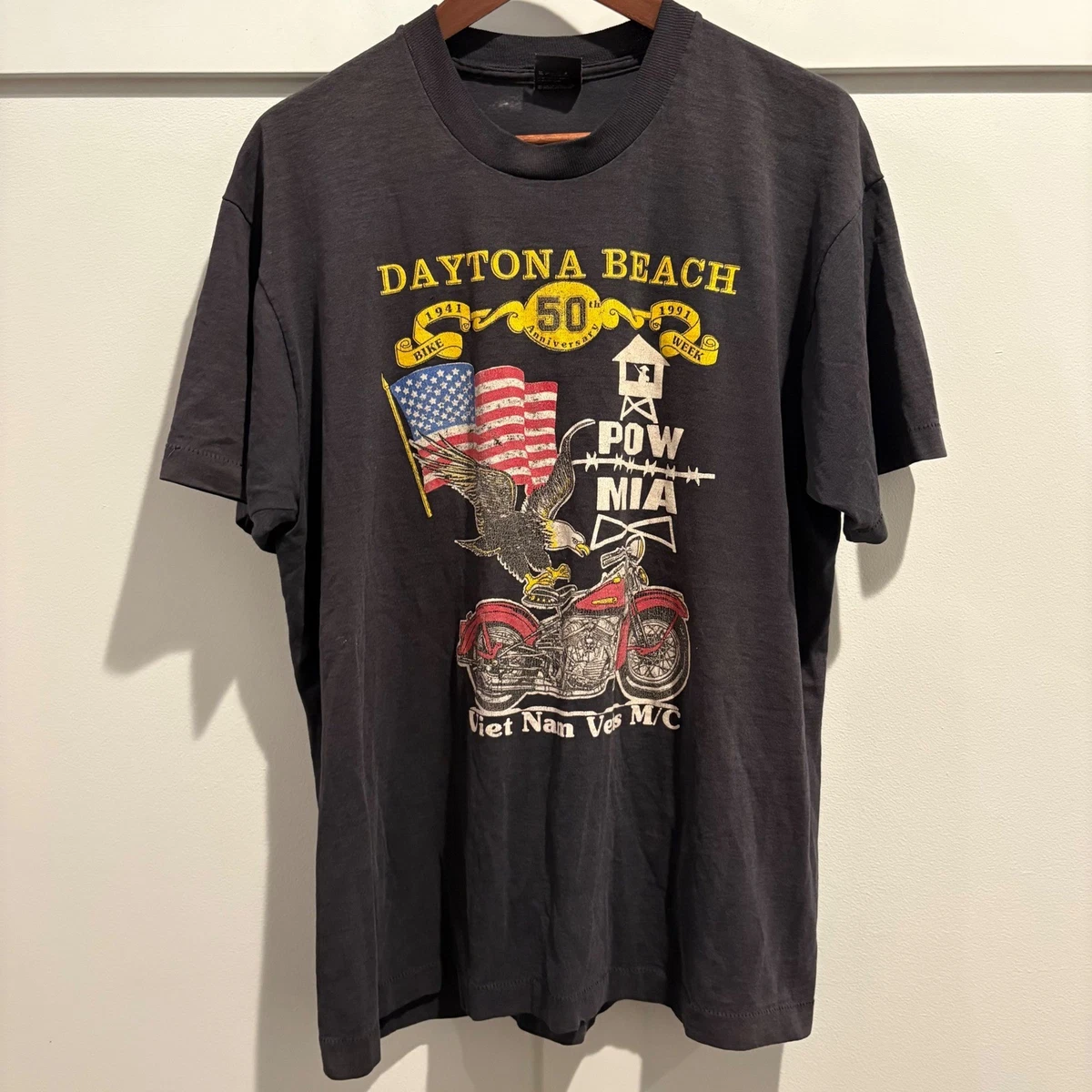 Daytona Bike Week Shirt Indiana Men's Vintage T-Shirts for sale | eBay