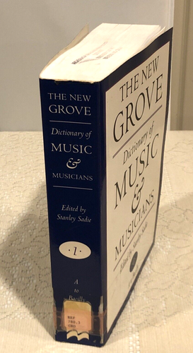 THE NEW GROVE DICTIONARY OF MUSIC AND MUSICIANS - VOL. 1 -STANLEY SADIE, PB 1995 - Picture 4 of 14