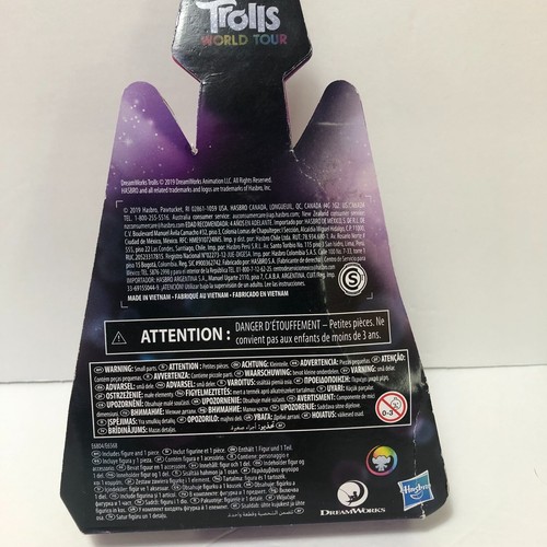 Dreamworks TROLLS WORLD TOUR Lot of 2 Action Figures Cooper Poppy New in Box - Picture 8 of 9