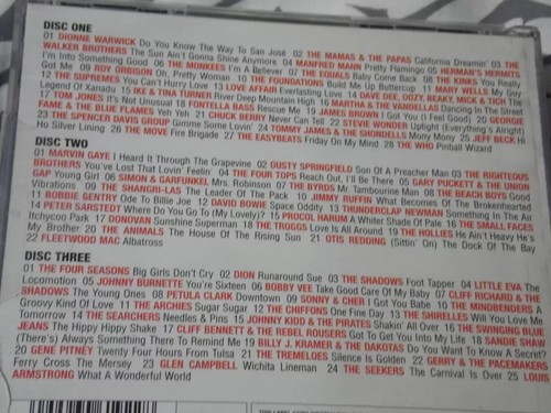 The best 60's album in the world 75 tracks on 3cds,brand new,2009 various artist - Picture 2 of 6