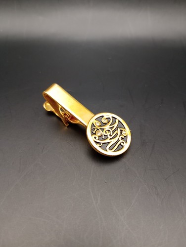 Weight Watches Tie Clip Decorated Crystals Vintage Costume Accessory Art Gift - 第 1/6 張圖片