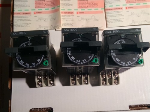 LOT OF 3 CAL CONTROLS #8000 230V TEMPERATURE CONTROLLER 821.2KG RELAY - Picture 13 of 14