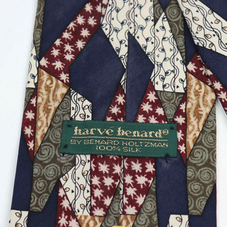 Corbata Harve Benard, de Benard Holtzman 100 % seda abstracta Foto 2 de 4
