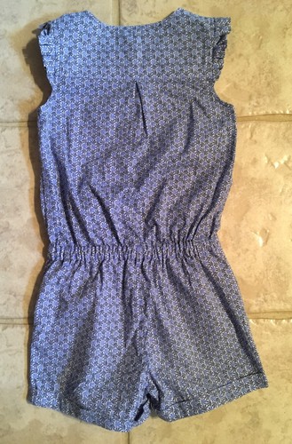 Okaidi Romper Jumper Shorts Girls size 8A/Y 128 cm - Picture 5 of 5